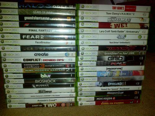 40 XBOX 360 games BUNDLE