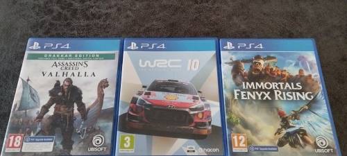 PREMIUM PS4 GAMES , ASSASSINS CREED VALHALLA ,WRC10 , IMMORTALS FENYX RISING