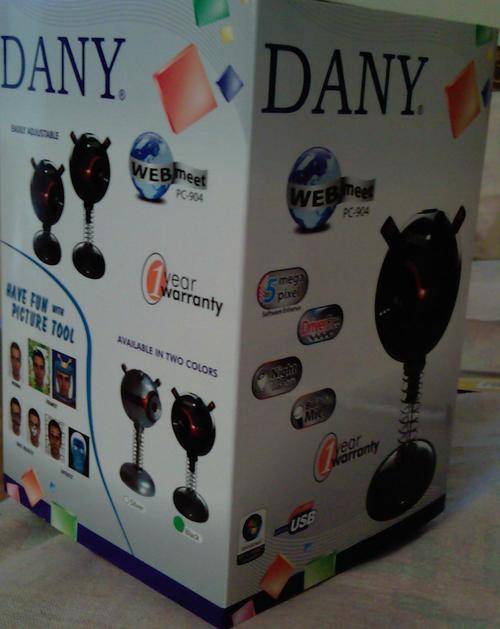 WEBCAM. Dany WEBMEET PC904.HEIGHT ADJUSTABLE WEBCAM.USB. 5MP camera. DRIVER FREE. Plug and Play!!