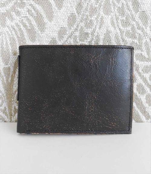 Authentic FOSSIL Mens Black Leather Wallet* Used-Look* Brand NEW*