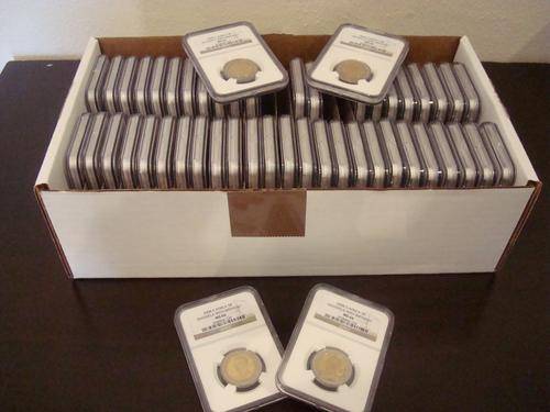### SEALED BOX OF 50 X 2008 Mandela 90 th Birthday - Graded by the NGC MS66