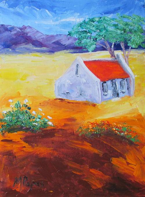 Country Cottage 5,  oil painting by Mary Papas