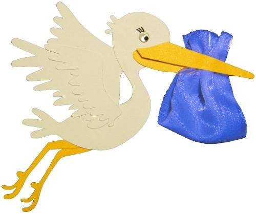 Stork Embellsihments! For a baby Boy!!!