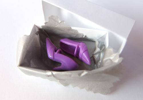 barbie purple pump shoes