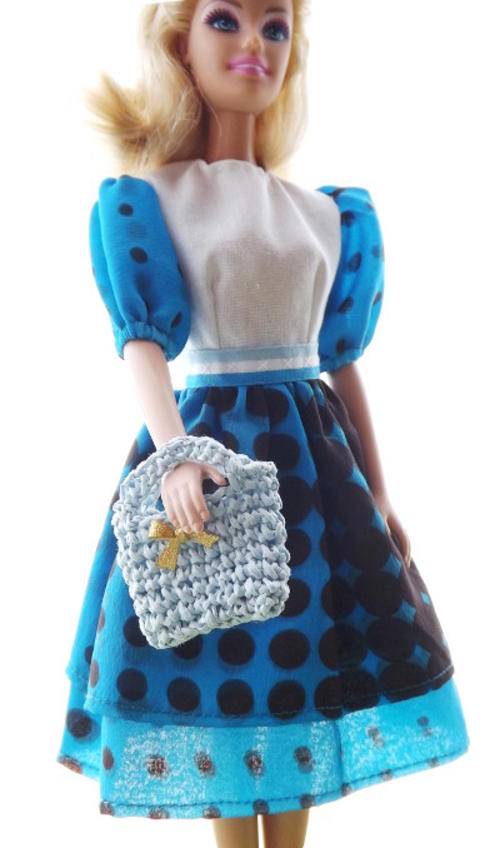 Barbie Blue Day Dress with bag