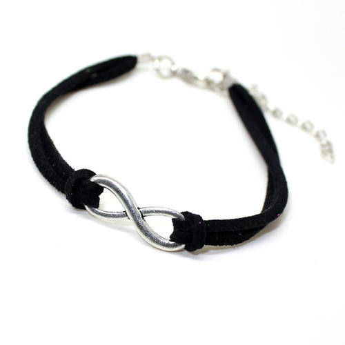 Black infinity bracelet
