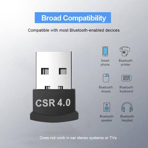 USB Bluetooth Adapter Dongle for PC Laptop Computer