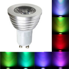 Gu10 3w 16 color Led RGB magic  Celing Light Lamp bulb + Remote control