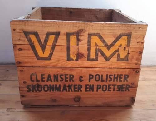 Lever Brothers Vim crate