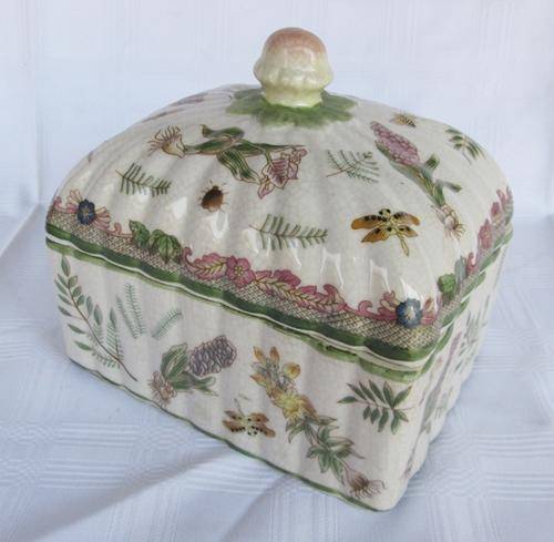 Lovely Large Ceramic Trinket Container with Lid