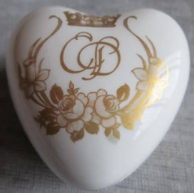 Oakley Chine Trinket Heart Box Charles and Diana