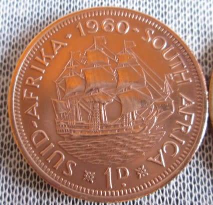 South Africa 1d 1960 (6 Coins)
