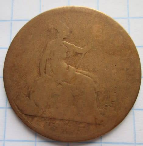 Great Britain One Penny Farthing 1884/85