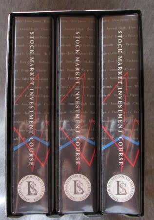 Stock Market Investment Course 3 Folders London School of Investment 2001