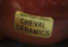 Cheval Ceramic Ornament
