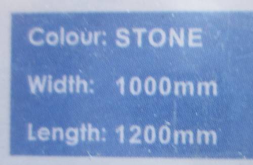 Fabric Stone Roman Blind  -Sealed