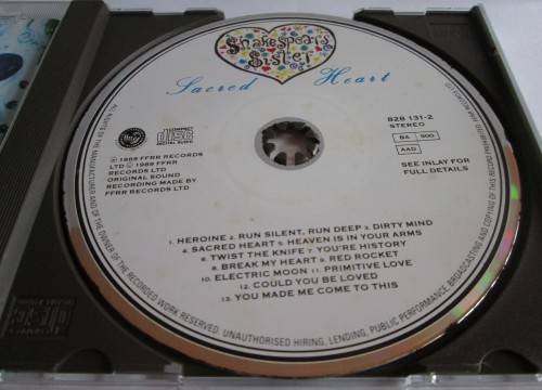 SHAKESPEARS SISTER - SACRED HEART 1989 CD (FFRR 8281312)