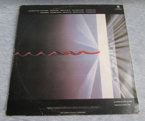 CHRIS DE BURGH - MAN ON THE LINE 1984 (AMLS 65002) LP VINYL RECORD