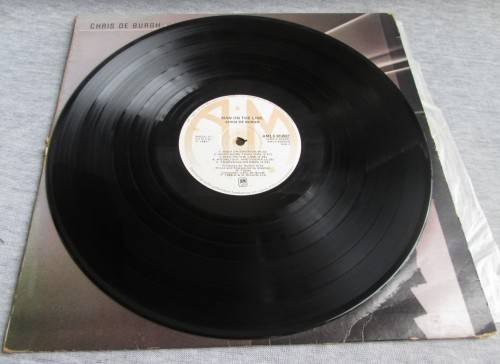CHRIS DE BURGH - MAN ON THE LINE 1984 (AMLS 65002) LP VINYL RECORD