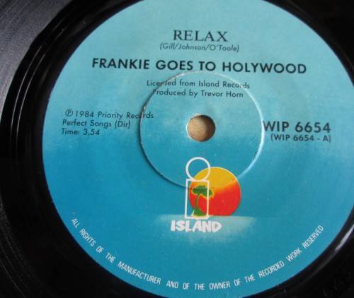 FRANKIE GOES TO HOLLYWOOD - RELAX 1984 (WIP 6654) 45 RPM