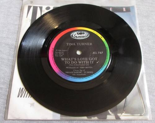 TINA TURNER - WHAT`s LOVE GOTTA DO WITH IT 1984 (JCL 767) 45 RPM