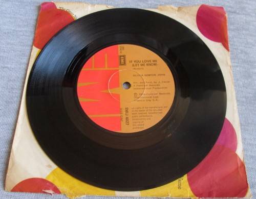 OLIVIA NEWTON JOHN - IF YOU LOVE ME (LETME KNOW) 1974 (EMIJ 4027) 45 RPM