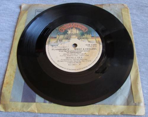 IRENE CARA - FLASHDANCE WHAT A FEELING 1983 (TOS 1440) 45 RPM