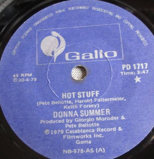 DONNA SUMMER - JOURNEY TO THE CENTRE OF YOUR HEART 1979 (PD 1717) 45 RPM