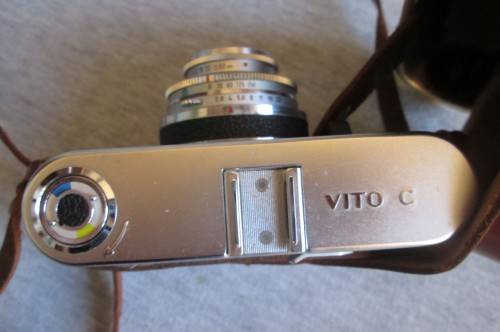 VINTAGE VOIGTLANDER VITO C CAMERA LANTHOR 2.8 - 50 mm LENS WESTERN GERMANY