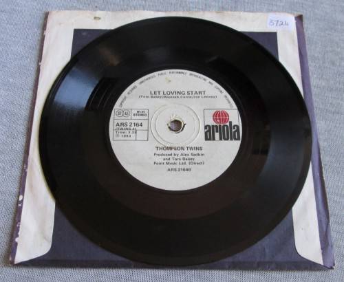 THOMPSON TWINS - HOLD ME NOW 1983 (ARS 2164) 45 RPM RECORD