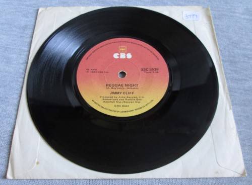 JIMMY CLIFF - 1983 LOVE HEIGHTS/REGGAE NIGHT (SSC 5539) 45 RPM RECORD - A3485