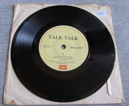 TALK TALK - 1982 TALK TALK / ? (EMIJ 4394) 45 RPM RECORD - A3178