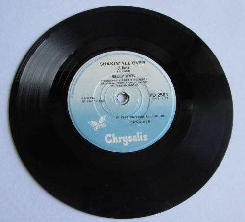 BILLY IDOL - MONY MONY 1987 (PD 2561) 45 RPM RECORD