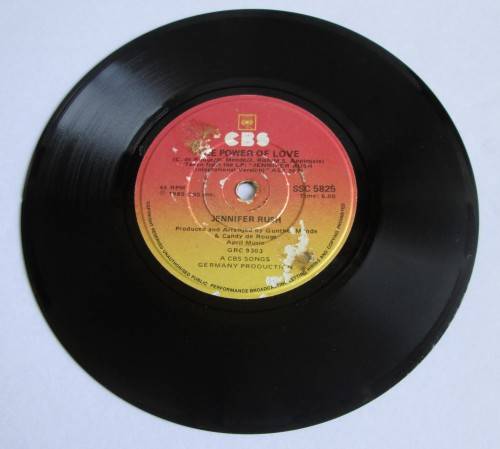 JENNIFER RUSH - THE POWER OF LOVE 1985 (SSC 5825) 45 RPM RECORD