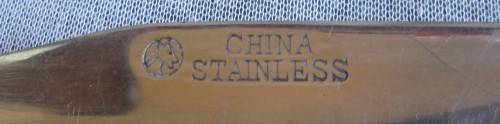 STAINLESS STEEL CHINA KNIFE - W6