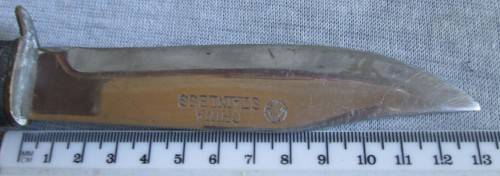 STAINLESS STEEL CHINA KNIFE - W6