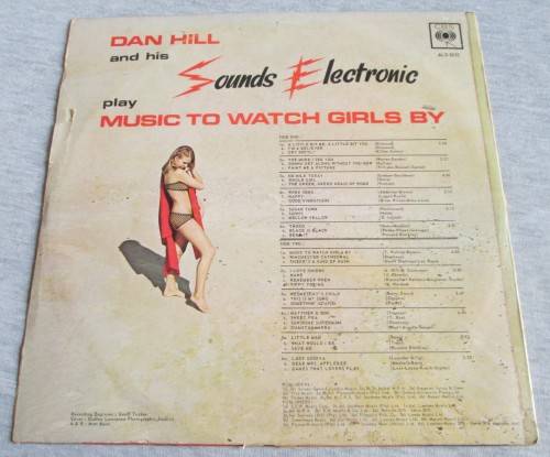 DAN HILL AND HIS SOUND ELECTRONIC 1967 / ALD 8033 LP VINYL RECORD