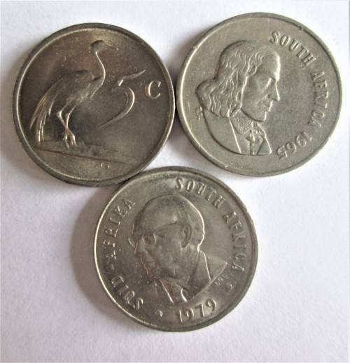 FIVE CENTS SOUTH AFRICA (1 KILOGRAM - LOT)