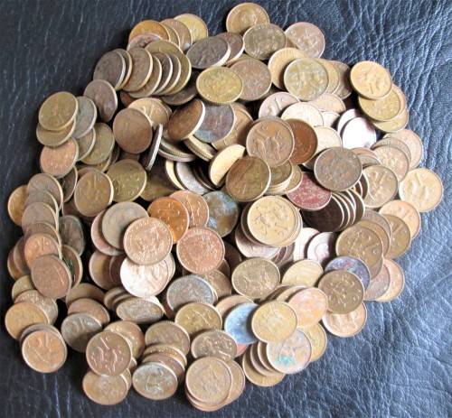 ONE CENTS SOUTH AFRICA (700 GRAM - LOT)
