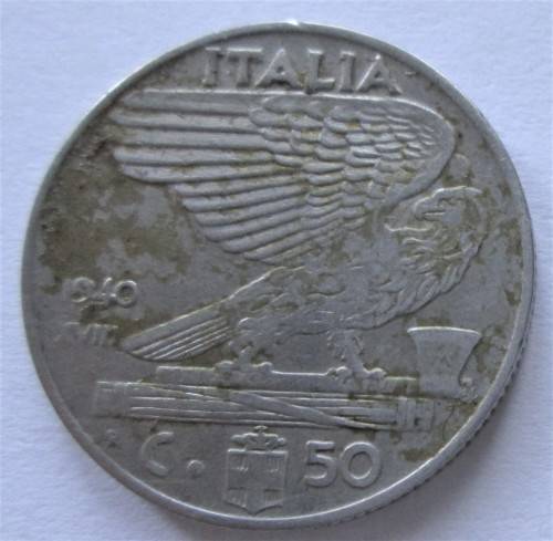 50 LIRA ITALY 1940 COINS