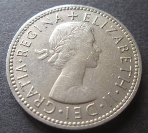 ONE SHILLING GREAT BRITAIN x6 COINS (LOT) 1960 - 1964/1966