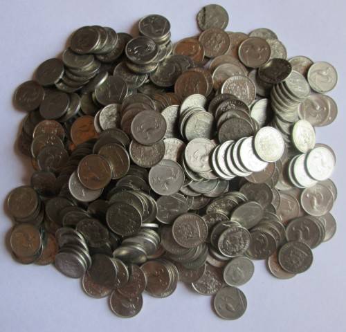 FIVE CENTS SOUTH AFRICA (LOT) 1 KILO