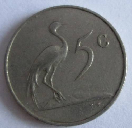 FIVE CENTS SOUTH AFRICA (LOT) 1 KILO