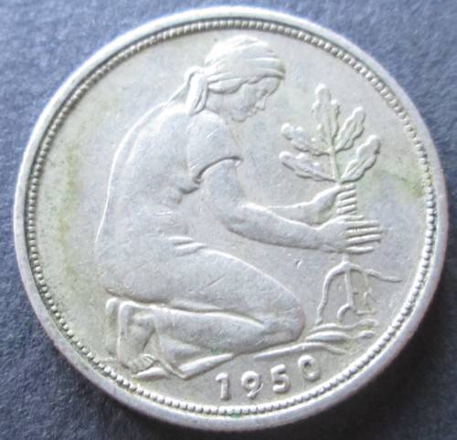50 PFENNIG 1950 DEUTSCHLAND COIN