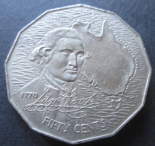 FIFTY CENTS 1970 AUSTRALIA COIN