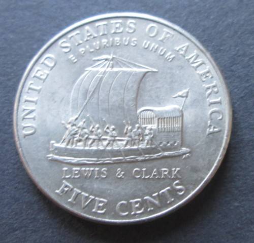 FIVE CENTS 2004 UNITED STATES OF AMERICA COIN