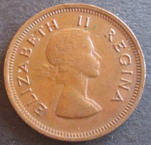 1/4 PENNY (FARTHING) 1953 UNION OF SOUTH AFRICA COIN - C1936