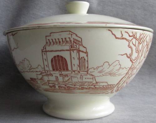 Voortrekker Eeufees Commemorative Bowl with Lid 1838 to 1938