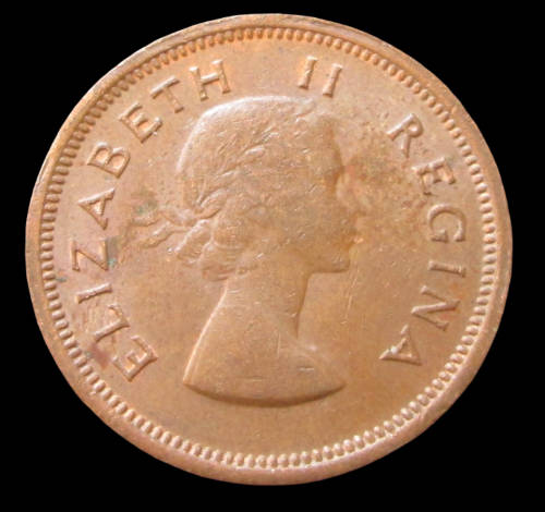 1/4 PENNY (FARTHING) 1958 UNION OF SOUTH AFRICA COIN - C2115