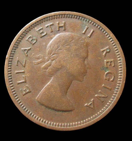 1/4 PENNY (FARTHING) 1958 UNION OF SOUTH AFRICA COIN - C2394